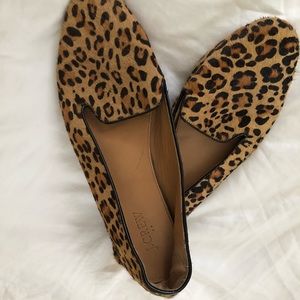 Jcrew calf hair loafers size 10